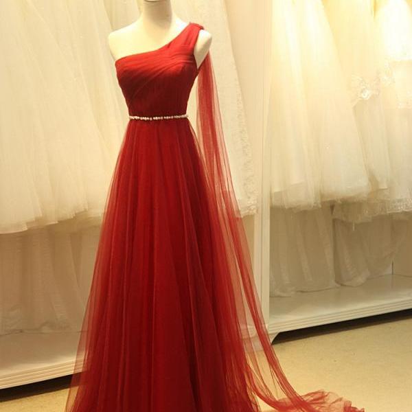 Beautiful Gauze Shoulder Long Simple Ball Gown 2017 Wine Red Beautiful Gauze Shoulder Long Simple Ball Gown 2017 Wine Red Formal Dresses Dresse On Luulla